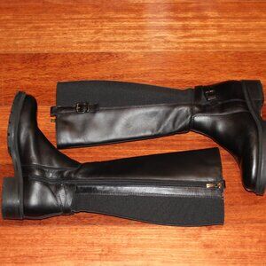 SAINT BOOT La Canadienne Italian Leather Waterproof Knee High Lug Sole Size 7.5